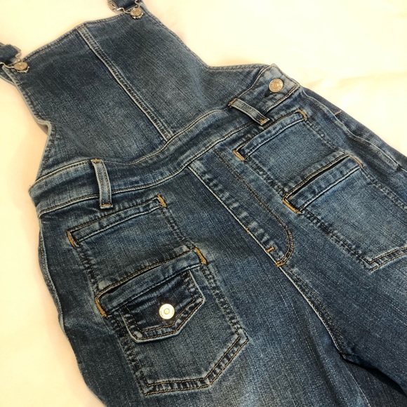 Cropped Georgia overall in Empire Blue small - Picture 1 of 8